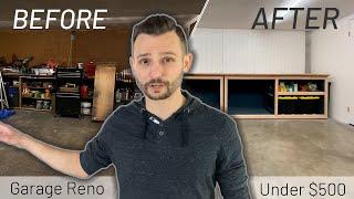 Renovating my ugly garage for under $500