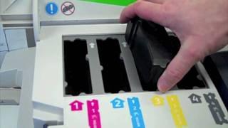 Loading Xerox ColorQube Ink Sticks, QDoxs