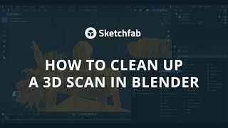 How to Clean Up a 3D Scan in Blender [NO AUDIO]