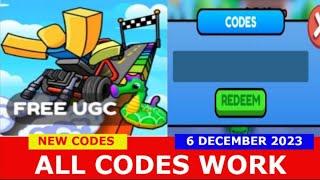 *ALL CODES WORK* [FREE UGC] Go-Kart Race Clicker ROBLOX | December 6, 2023