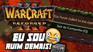 WARCRAFT 3 REFORGED: COMO FEDER MUITO EM PLATFORM ESCAPE! WC3 remaster custom gamepay em PT-BR