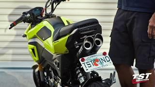 Full Exhaust Sound Honda Grom : Toce, Honda OEM, Yoshimura, Arrow