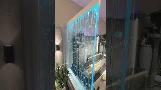 Custom Made Led Lighted Acrylic Partition Screen Bubble Wall Water Panel Room Divider Decoration
