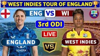 England Women vs West Indies Women, 3rd ODI | ENGW vs WIW 3rd ODI Live Score & Commentary