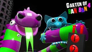 Garten of Banban 4 - ALL NEW BOSSES (FULL Gameplay #3)