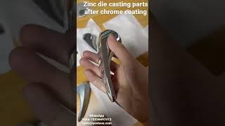 #hot-chamber #zinc #diecasting parts after #chromecoating #chinesefactory #mouldmaking #hpdc #zamak