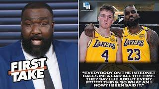 LeBron finally got a shooter on the Lakers! - Perk on Dalton Knecht hitting 9 3-pointers in LA's win