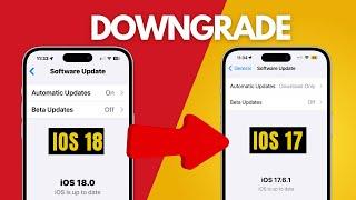 How to Remove & Uninstall iOS 18  - Downgrade iOS 18 to 17 | 2024 Full Guide