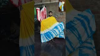 Shibori dye saree wholesale price 550+ship whts number 6203895264 #shiboriprintsarees #shortvideo