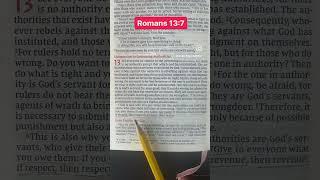 Romans 13:7 #jesus #romans #christiansongs #paul #taxes #bibleverse #instrument #honor #dailybible