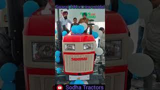 new swaraj 744 xt test drive in showroom #swaraj #tractor #shorts