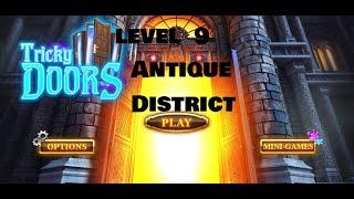 Tricky Doors walkthrough level  9 Antique District