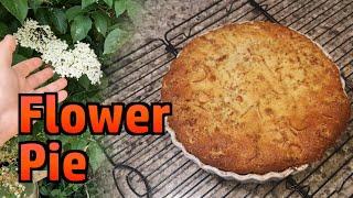 Experimental Elderflower Clafoutis - Is It a Cake, Pie or Pudding? Yes.