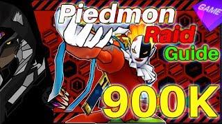 デジモンリアライズ Lv 10 Piedmon Raid -  900k Score Guide !!!