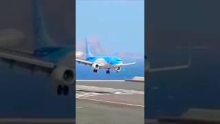 Strong WINDY plane landing  #youtubeshorts #shorts #aviation