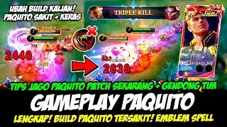 CARA MAIN PAQUITO AP BREN + TIPS JAGO PAQUITO EXPBUILD PAQUITO TERSAKIT 2024GAMEPLAY PAQUITO M5