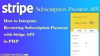 Stripe Subscription Payment Integration in PHP