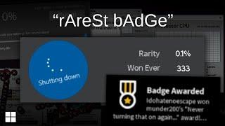 How to get "Never Turning That On Again..." Badge in Roblox Windows 10 OS