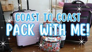 PACK WITH ME FOR DISNEY WORLD & DISNEYLAND! | Coast to Coast, runDisney & Halloween in Disney!