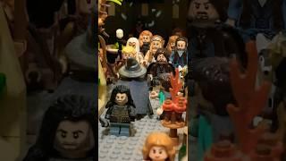 Lego MOC Lord of the Rings Aragon and Elf council #lego #moc #legomoc #lordoftherings #elf #lotr