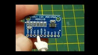 Tinkering with: ADS1115 analog-digital converter