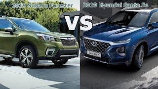 2019 Hyundai Santa Fe vs. 2019 Subaru Forester | MT CARS