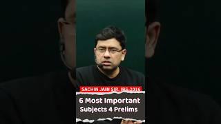 6 Most Important Subjects In Prelims 2025, Strategy For UPSC CSE IAS First Attempt College Students