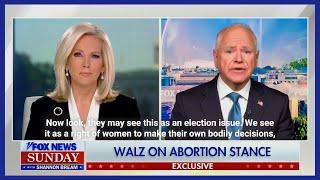 Governor Tim Walz Talks Reproductive Rights on Fox News | Harris-Walz 2024