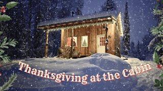 Thanksgiving & Decorating For Christmas At Our Off-Grid Cabin in Alaska | ASMR