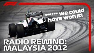 Checo's Almost-first Win! | Radio Rewind | 2012 Malaysian Grand Prix