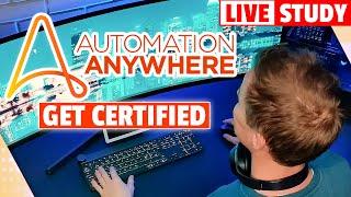 12 HOUR STUDY WITH ME  Get Automation Anywhere Certified