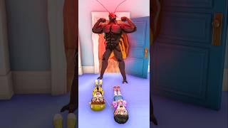 THIS TREND ️🪳 Nick & Tani funny moments #artfamily #scaryteacher3d #nickandtani #familyfun
