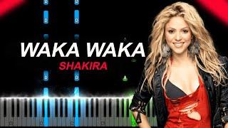 Shakira - Waka Waka (This Time for Africa) Piano Tutorial