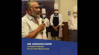 Renowned Chef Andavan Kadir at the Netfix themed Banquet, at VMSIIHE