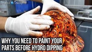 WHY YOU NEED TO PAINT YOUR PARTS BEFORE HYDRO DIPPING | Liquid Concepts | Weekly Tips and Tricks