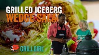 Grilled Wedge Salad with Blue Cheese and Bacon | GrillGirl Robyn Lindars