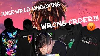 JUICE WRLD MERCH UNBOXING - 999CLUB SENT WRONG ORDER FAIL! *UPSET*