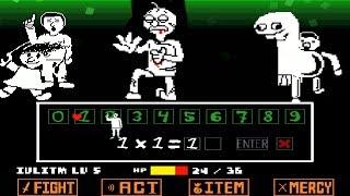 Baldi Battle in Undertale Genocide Ending