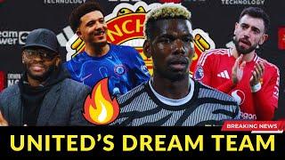 BREAKINGThe ULTIMATE reunion? Sancho and Bruno Fernandes celebrate as Paul Pogba makes big move!