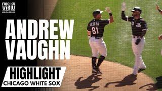 Andrew Vaughn Belts 3-Run Homer vs. Texas Rangers in Spring Training | Chicago White Sox Highlight