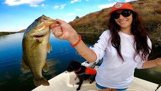 FUN Fall Bass Fishing! (She Caught the Biggest Fish)