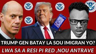 OOOH EXTRATEJI TRUMP LA MACHE ,ANPIL MIGRAN DEPOTE TET YO,JIJ PAPKA BLOKE TRUMP ANKO,ETAZINI MELE