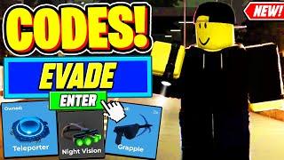 ️New️ ALL WORKING CODES For Evade 2024 - Roblox Evade Codes 2024