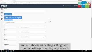 How To Setup Cron Jobs in Cpanel
