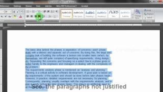 Can't Justify Text/Paragraph in MS Word