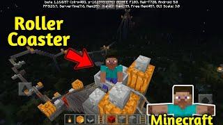 roller coaster in minecraft | Game XteR |