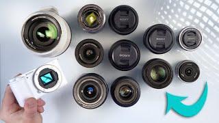 Best Sony ZV-E10 Lenses APS-C  & How They Work For Beginners