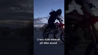 190cc pit bike sounds amazing!