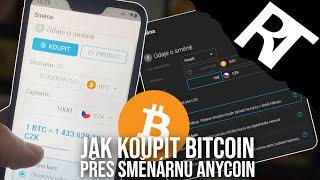 Jak koupit Bitcoin (2024) - Jak nakoupit Bitcoin - Anycoin návod