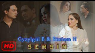 Gyzylgul Babayewa ft Rustem Hally - Sensin // 2024 Official Video Best Hit ( Onyansyn Mensiz )